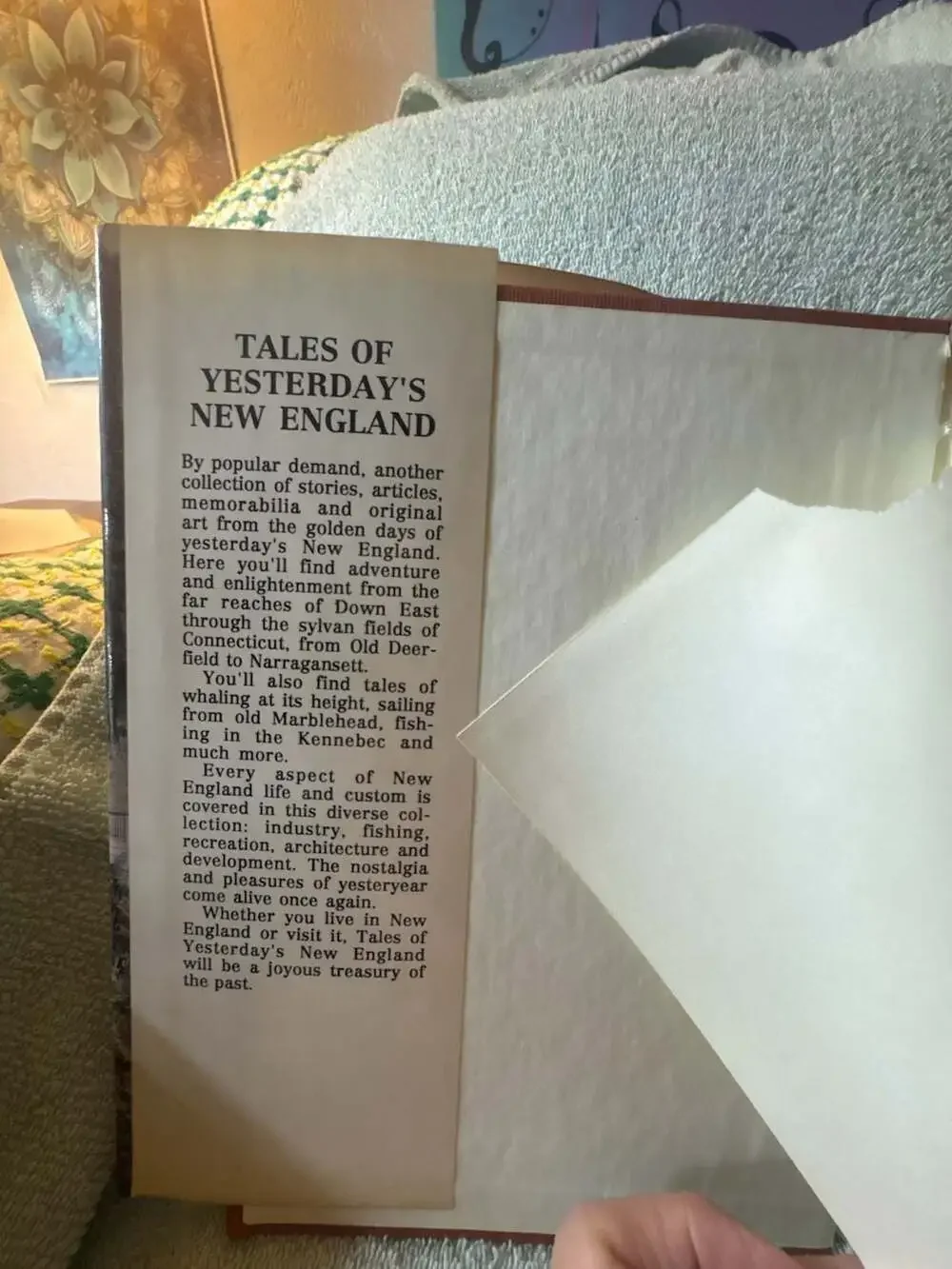 Tales of Yesterday's New England edited by Frank Oppel (1989 Hardcover)